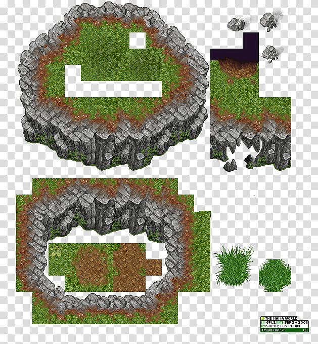 Tile-based video game Pixel art Tiled Role-playing video game, tree pull down transparent background PNG clipart