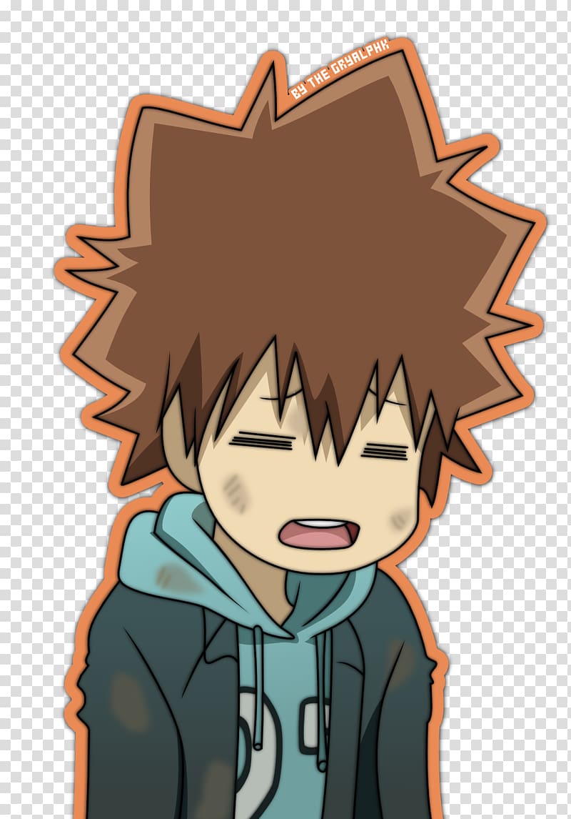 Tsunayoshi Sawada Hayato Gokudera Reborn! Fan fiction , reborn transparent background PNG clipart