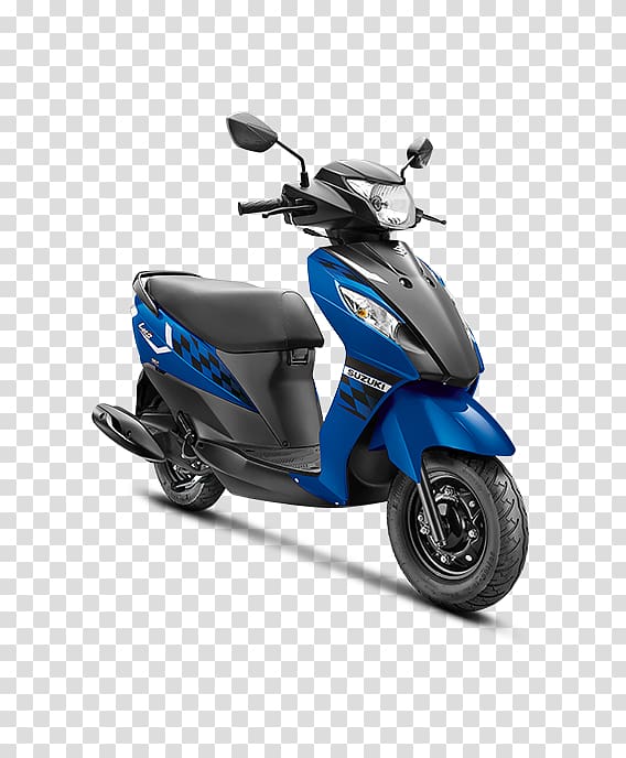 Suzuki Let\'s Scooter Bajaj Auto Motorcycle, blue motorcycle transparent background PNG clipart