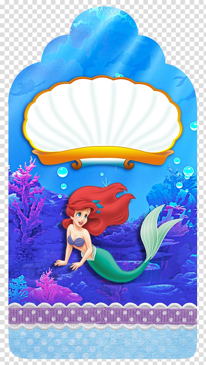 Ariel Mermaid Disney Princess Party Pequena Sereia Transparent Background Png Clipart Hiclipart