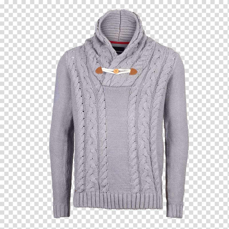 Cardigan Sweater Hoodie Knitting Wool, Jumper Cable transparent background PNG clipart