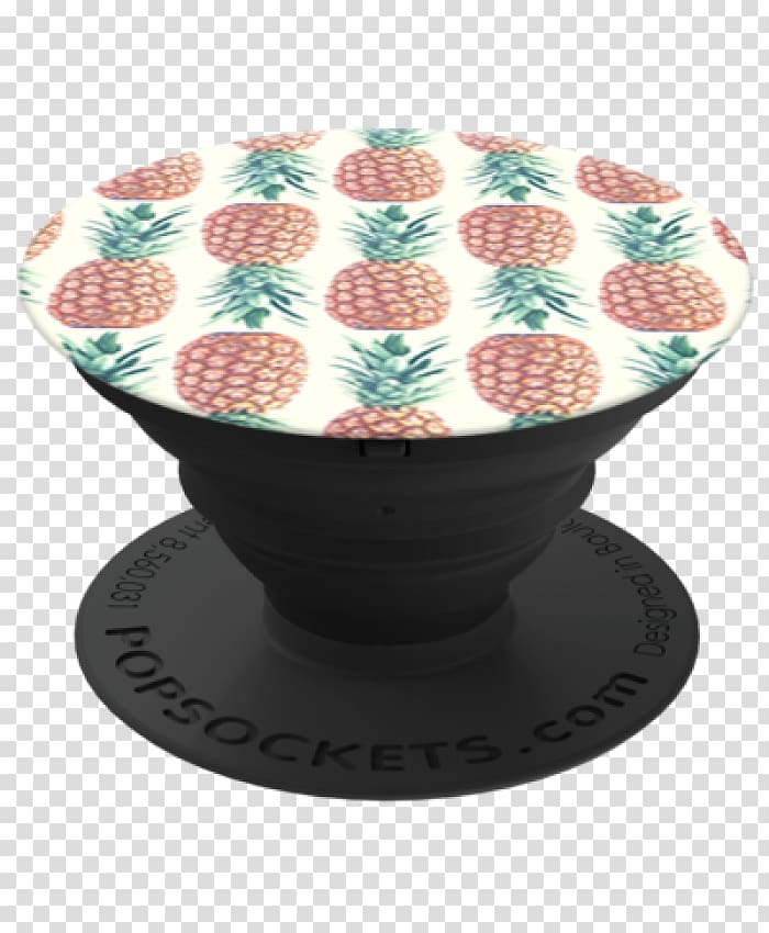 Amazon.com PopSockets Grip Stand Mobile Phones Pineapple, pineapple pattern transparent background PNG clipart