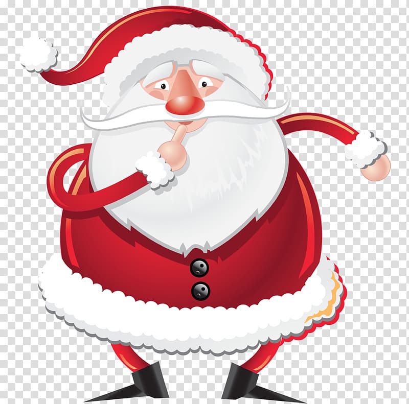 Ded Moroz Snegurochka Santa Claus grandfather New Year, Santa Claus Creative transparent background PNG clipart