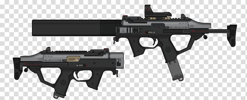 Meerkat Submachine gun Weapon Firearm Art, military weapon transparent background PNG clipart