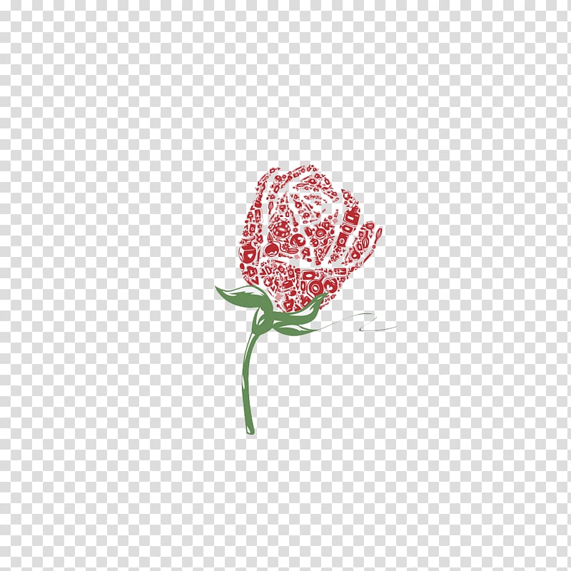 Wedding Petal Flower Nosegay, rose transparent background PNG clipart