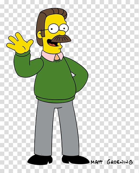 Ned Flanders Homer Simpson Mr. Burns Waylon Smithers Bart Simpson, Bart Simpson transparent background PNG clipart