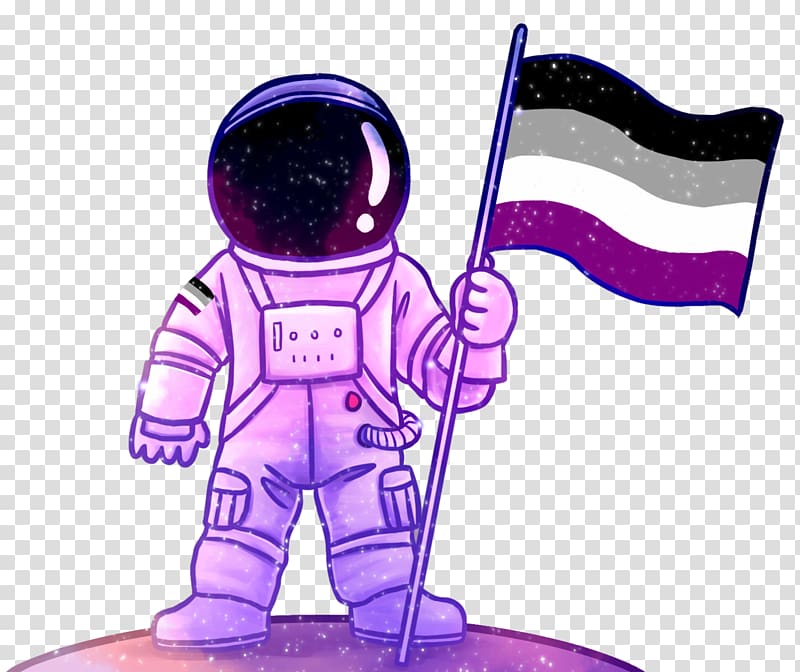 Asexuality Art Lack of gender identities Gender binary Lesbian, astronaut transparent background PNG clipart