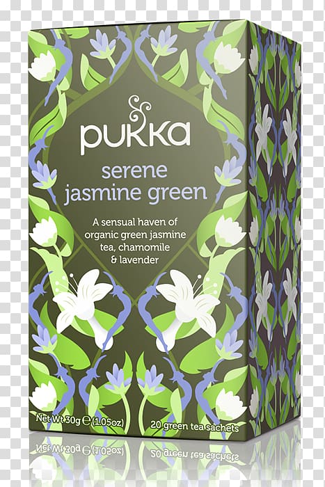 Green tea Matcha Organic food Pukka Herbs, fresh jasmine tea transparent background PNG clipart