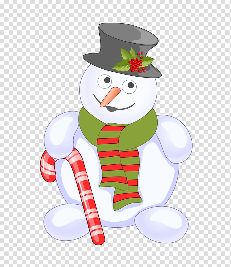 Candy cane Snowman Christmas , Christmas snowman transparent background PNG clipart