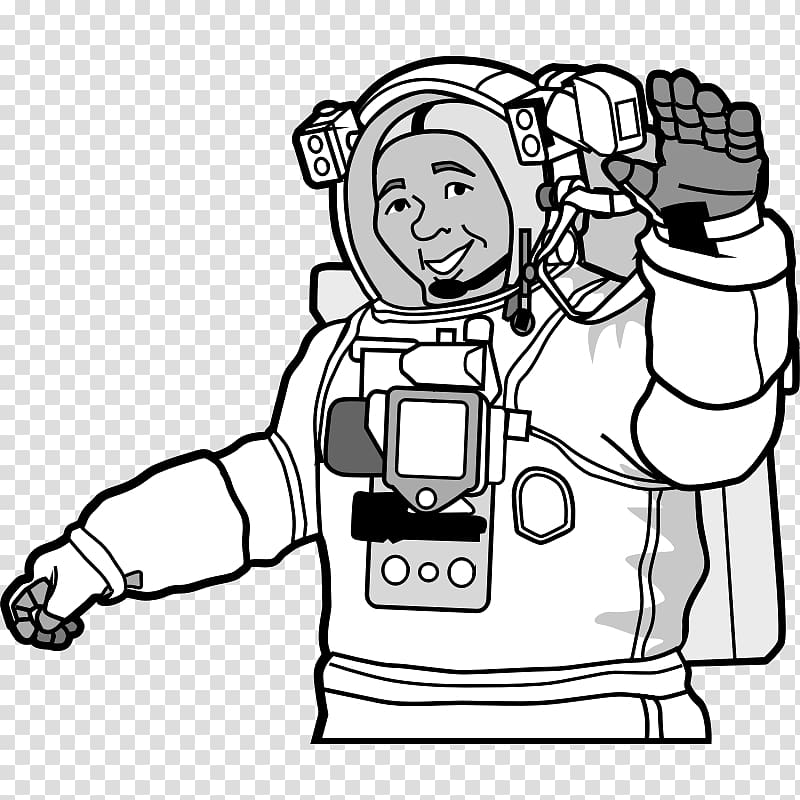 Astronaut Paper Worksheet Outer space International Space Station, Cartoon Astronaut transparent background PNG clipart