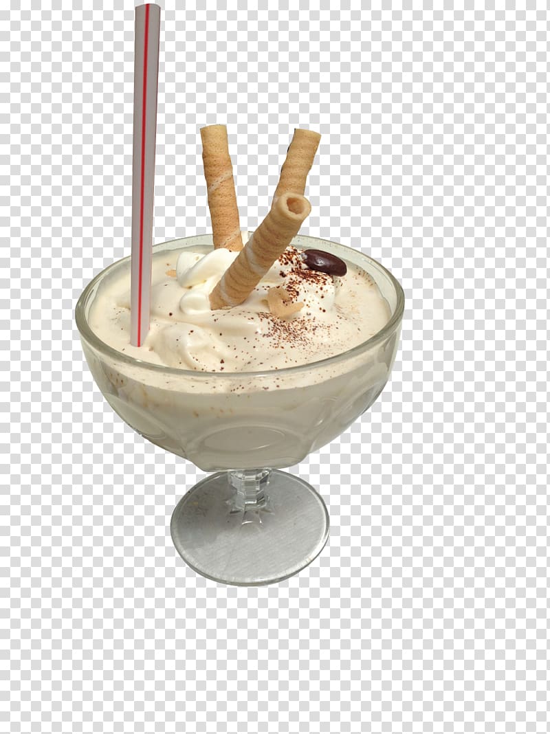 Gelato Ice cream Dame blanche Milkshake, ice cream transparent background PNG clipart