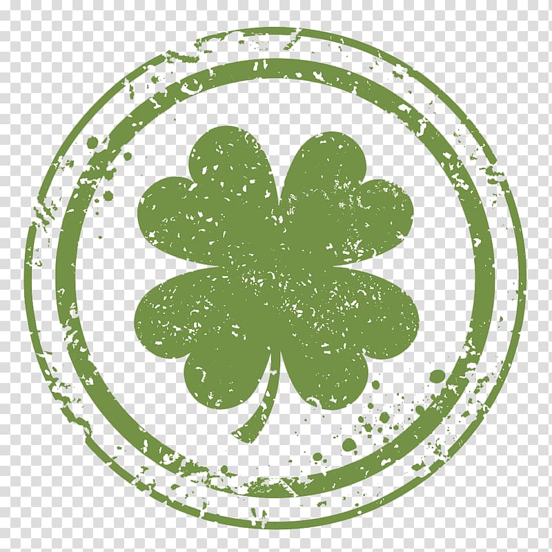 flat wind clover seal ring transparent background PNG clipart