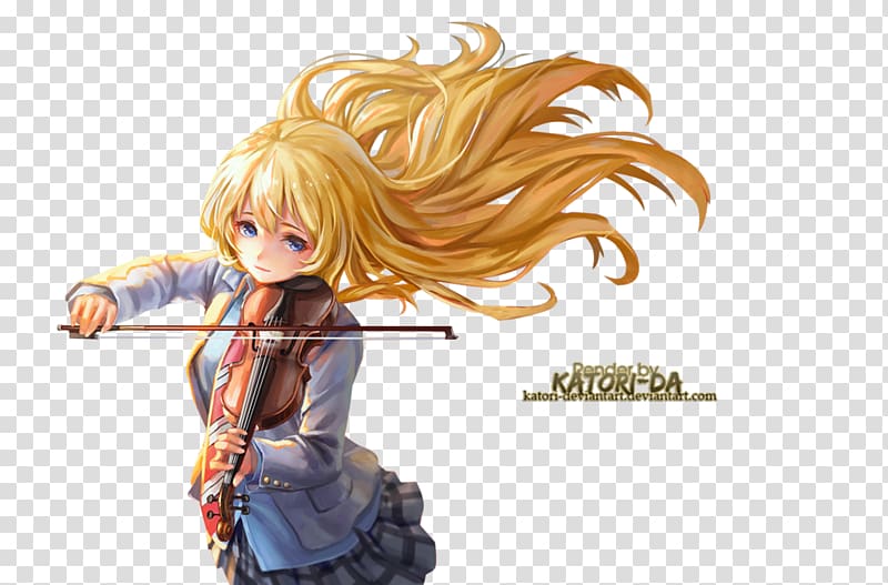 Download wallpapers Shigatsu wa Kimi no Uso, Kaori Miyazono, Kousei Arima,  main characters, japanese manga for desktop free. Pictures for desktop free