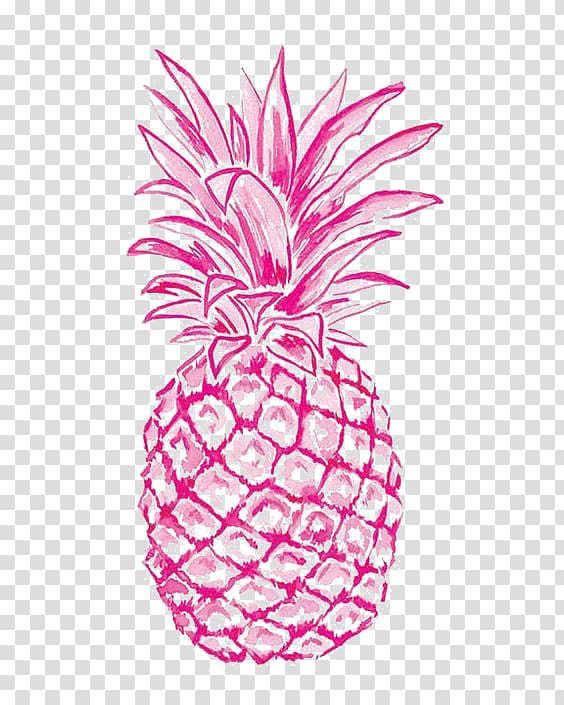 pink pineapple illustration, Coffee Pineapple Mug Pink Cup, pineapple transparent background PNG clipart