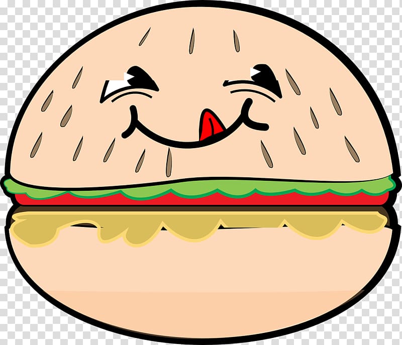 Hamburger Pixabay Junk food , Cartoon Burger King transparent background PNG clipart