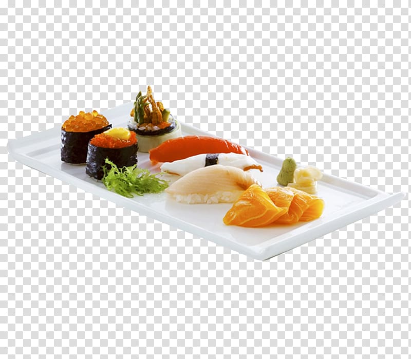 Japanese Cuisine Sushi Web template, Fish dishes transparent background PNG clipart