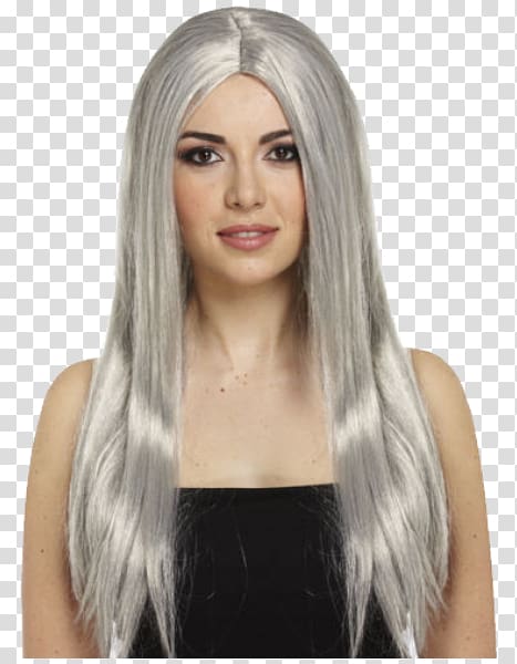 Wig Costume party Halloween Clothing, Lace Wig transparent background PNG clipart