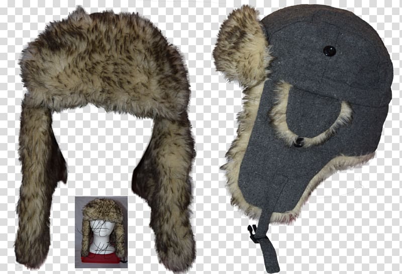Fur clothing Headgear Ushanka Cap Hat, fur transparent background PNG clipart
