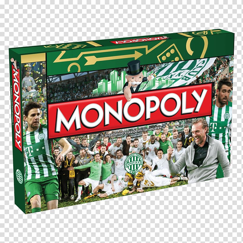 Ferencvárosi TC Monopoly : the Big Bang Theory Board game, football transparent background PNG clipart