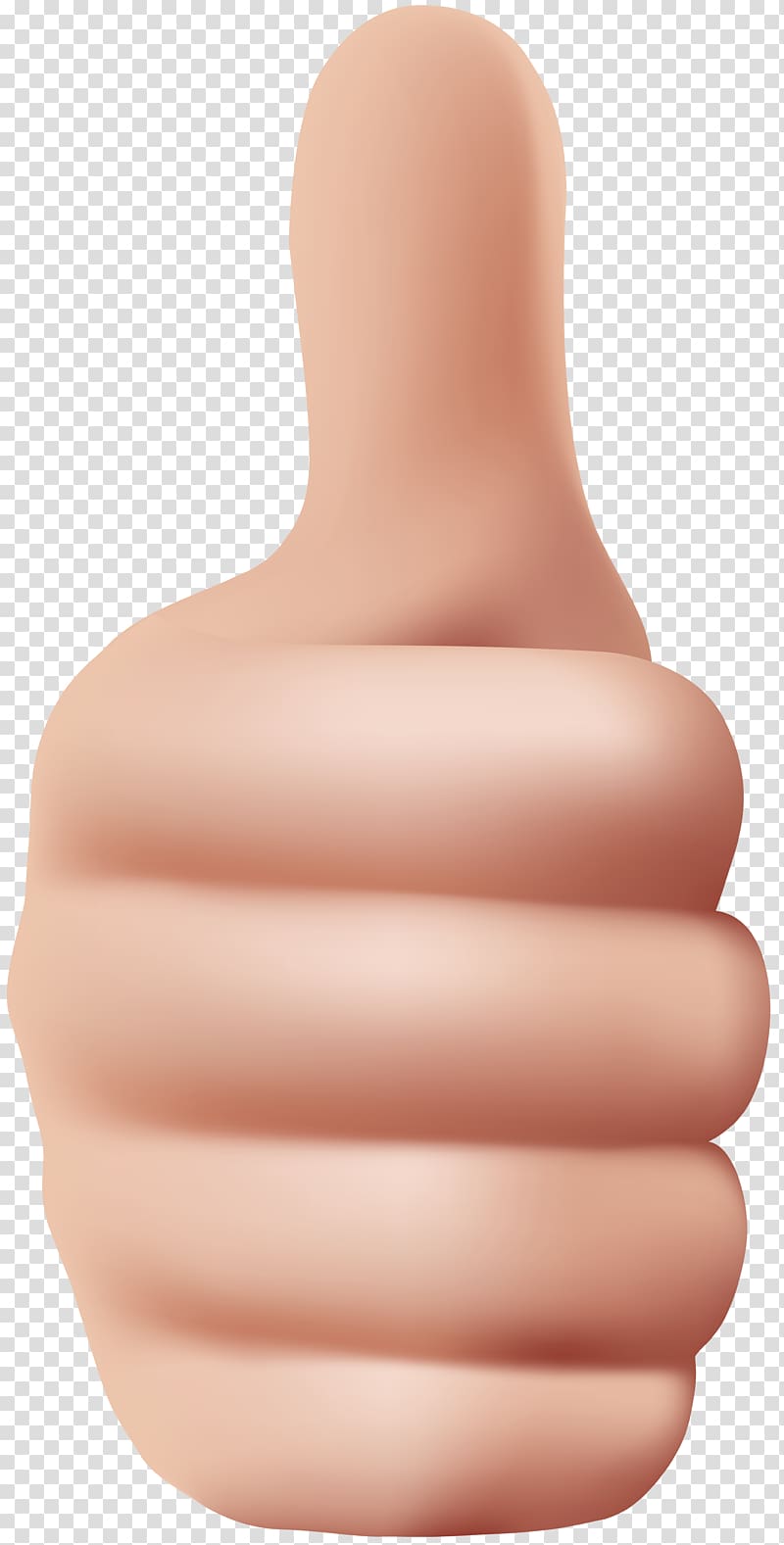 Thumb signal , hand up transparent background PNG clipart