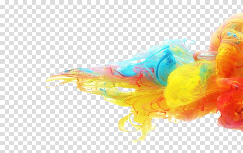 gorgeous colorful smoke transparent background PNG clipart