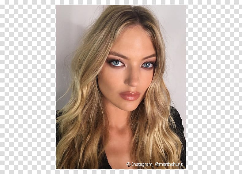 Martha Hunt Blond Model Cosmetics Hair, cabelos hunt transparent background PNG clipart