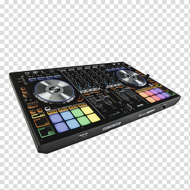 Reloop Mixon-4 DJ controller Djay Disc jockey Audio Mixers, others transparent background PNG clipart