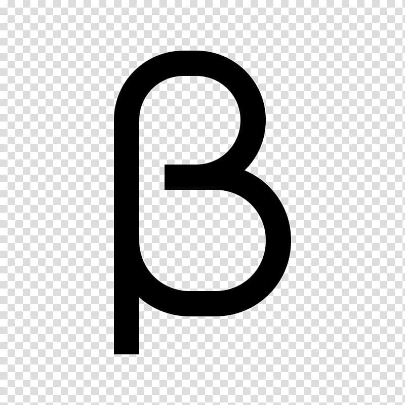 Beta Symbol Greek alphabet Lambda, 16 transparent background PNG clipart