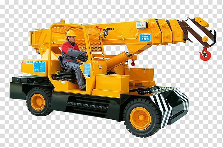 Mobile crane Liebherr Group Architectural engineering Machine, crane transparent background PNG clipart