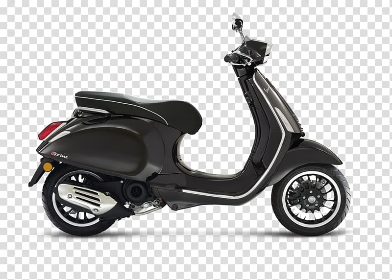 Vespa Sprint Scooter Motorcycle Piaggio, Vespa Trike transparent background PNG clipart