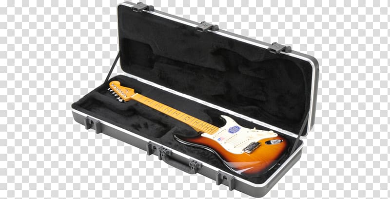 SKB 1SKB-66PRO Rectangular Electric Guitar Case Fender Stratocaster Fender Musical Instruments Corporation, electric guitar transparent background PNG clipart