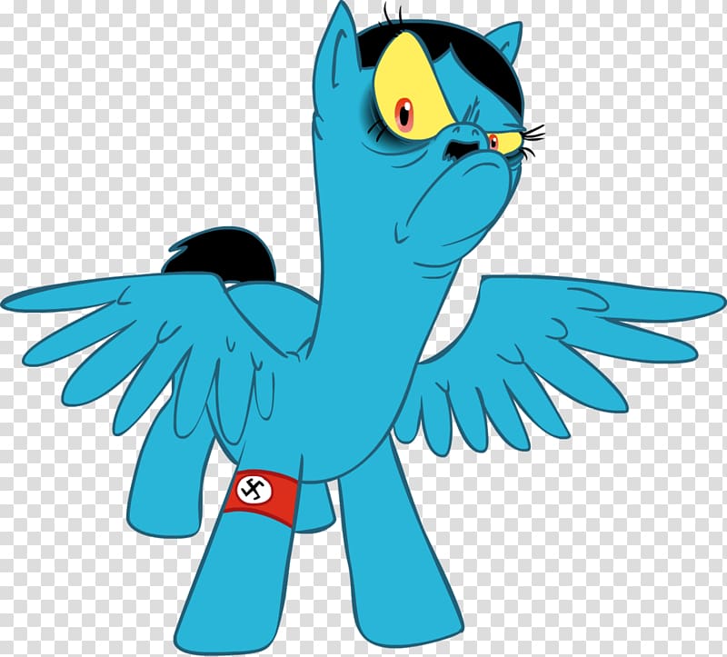 My Little Pony: Friendship Is Magic fandom Nazism Internet meme Rainbow Dash, hitler transparent background PNG clipart