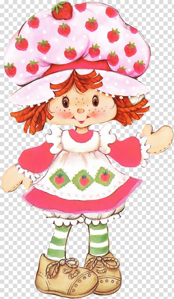 Strawberry Shortcake Dolly Dingle Paper Dolls, strawberry transparent background PNG clipart