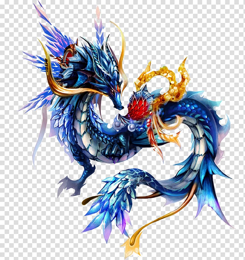blue dragon , Budaya Tionghoa White Tiger Azure Dragon u7075u517d Four Symbols, Dragon transparent background PNG clipart