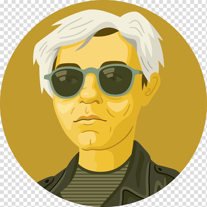 Andy Warhol Art Portrait Illustrator, popart transparent background PNG clipart