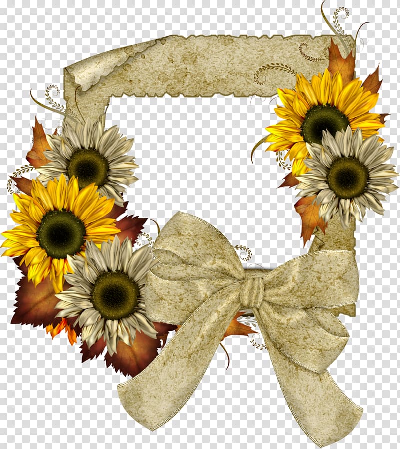 Common sunflower Frames , sunflower transparent background PNG clipart