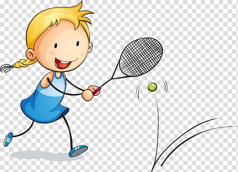 Tennis Girl Racket, tennis transparent background PNG clipart
