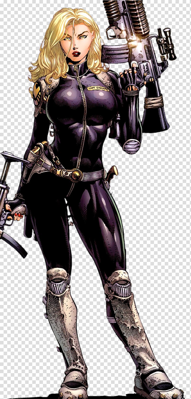 Captain America Black Widow Nick Fury Carol Danvers Daisy Johnson, powerful woman transparent background PNG clipart