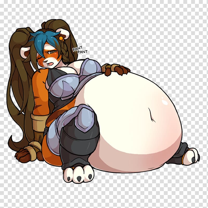 Furry fandom Giant panda Mammal, Fat Panda transparent background PNG clipart