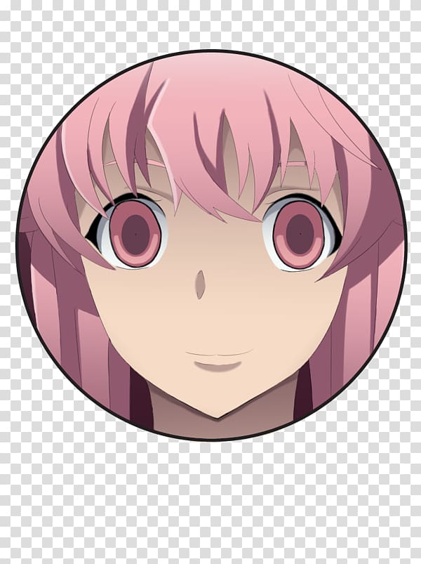 Yuno Gasai Future Diary Character Art Drawing, overbearing transparent background PNG clipart