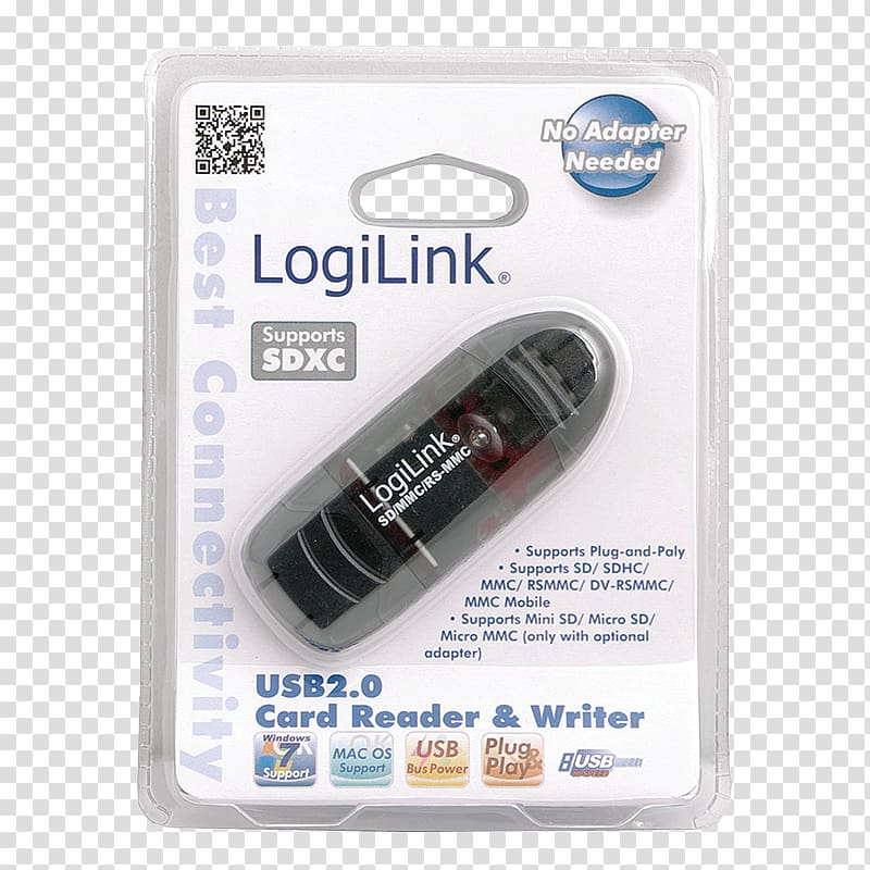 Card reader MultiMediaCard Secure Digital USB Laptop, Memory Card Reader transparent background PNG clipart