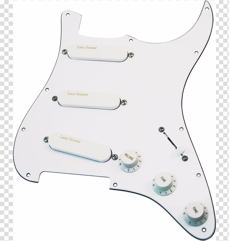 Electric guitar Lace Sensor Pickguard Pickup Fender Stratocaster, gold lace transparent background PNG clipart