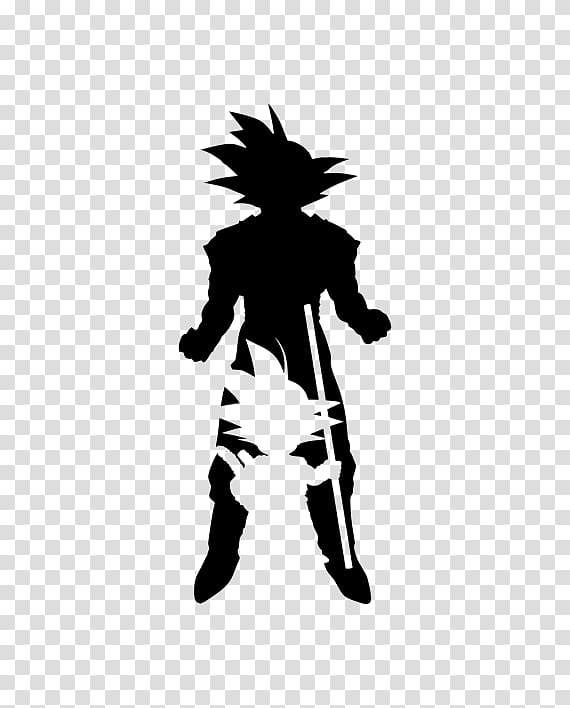 Goku Vegeta YouTube Dragon Ball Silhouette, reflex transparent background PNG clipart