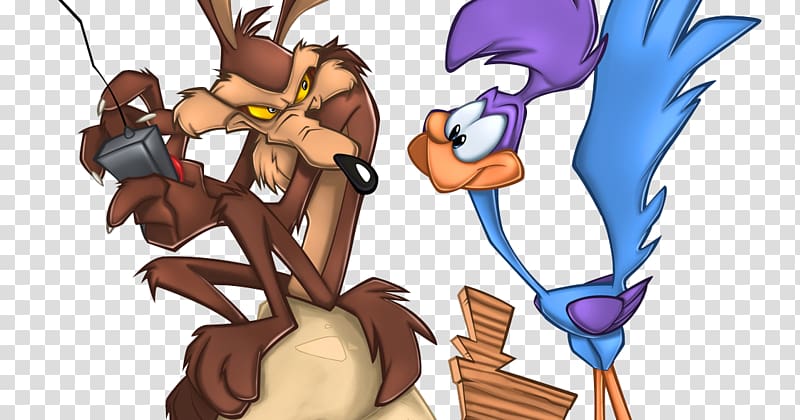Wile E. Coyote and the Road Runner Wile E. Coyote and the Road Runner Greater roadrunner, Coyotes transparent background PNG clipart