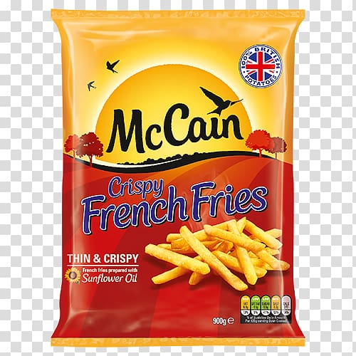 French fries Home fries McCain Foods Frozen food Oven, french fries transparent background PNG clipart