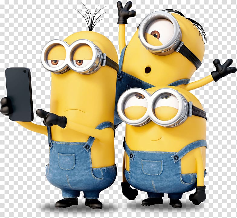 three minions character in denim jumpers, Desktop 1080p High-definition video , minions transparent background PNG clipart