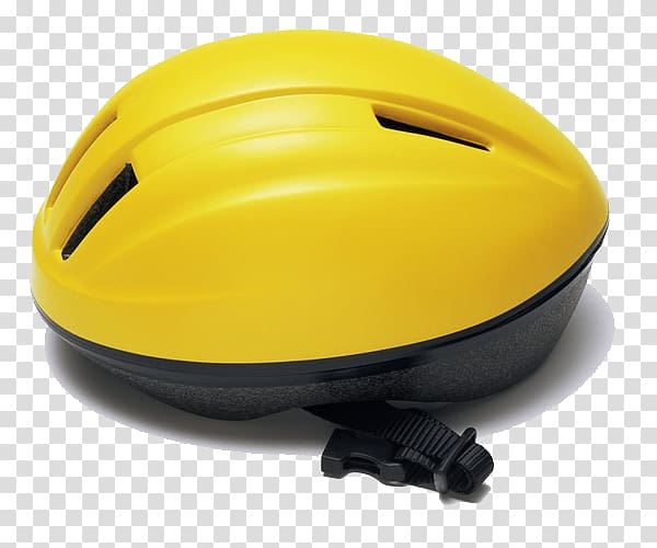 Bicycle helmet Motorcycle helmet Ski helmet, Small yellow hat helmet transparent background PNG clipart