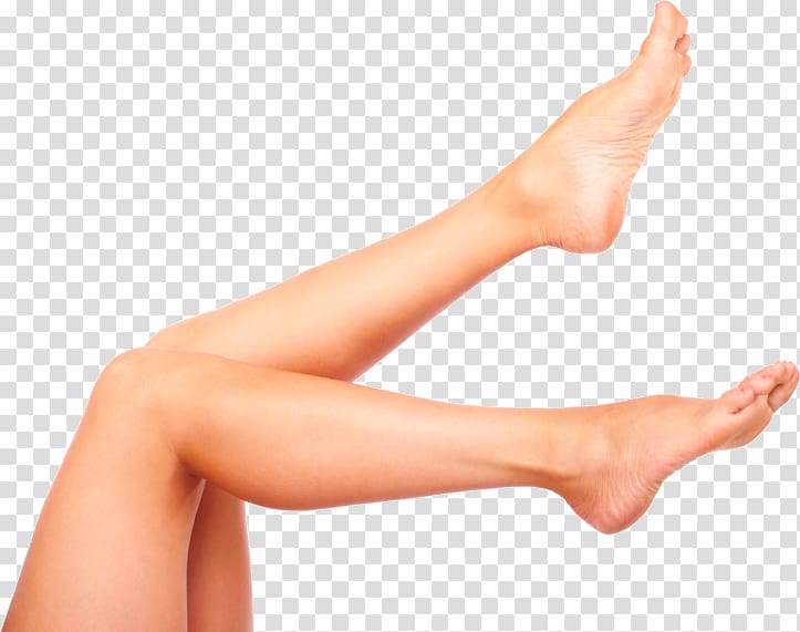 person leg, Leg Hair removal Vein Dimple Waxing, Women legs , leg transparent background PNG clipart