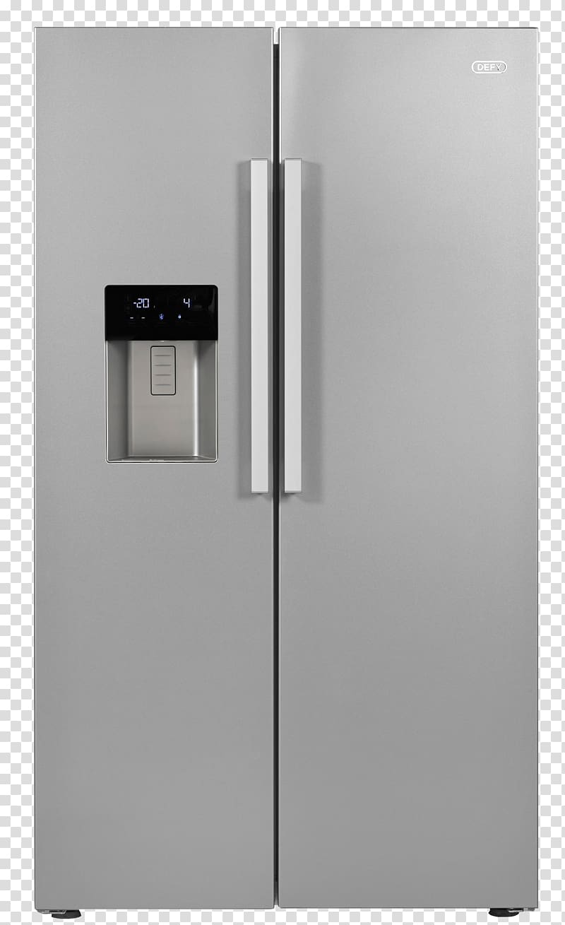 Refrigerator Home appliance Defy Appliances Major appliance Auto-defrost, refrigerator transparent background PNG clipart