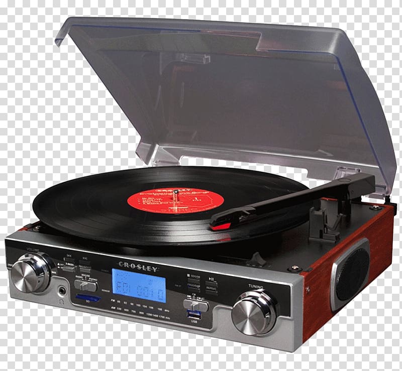 1970s Phonograph record Turntable Stereophonic sound, Turntable transparent background PNG clipart